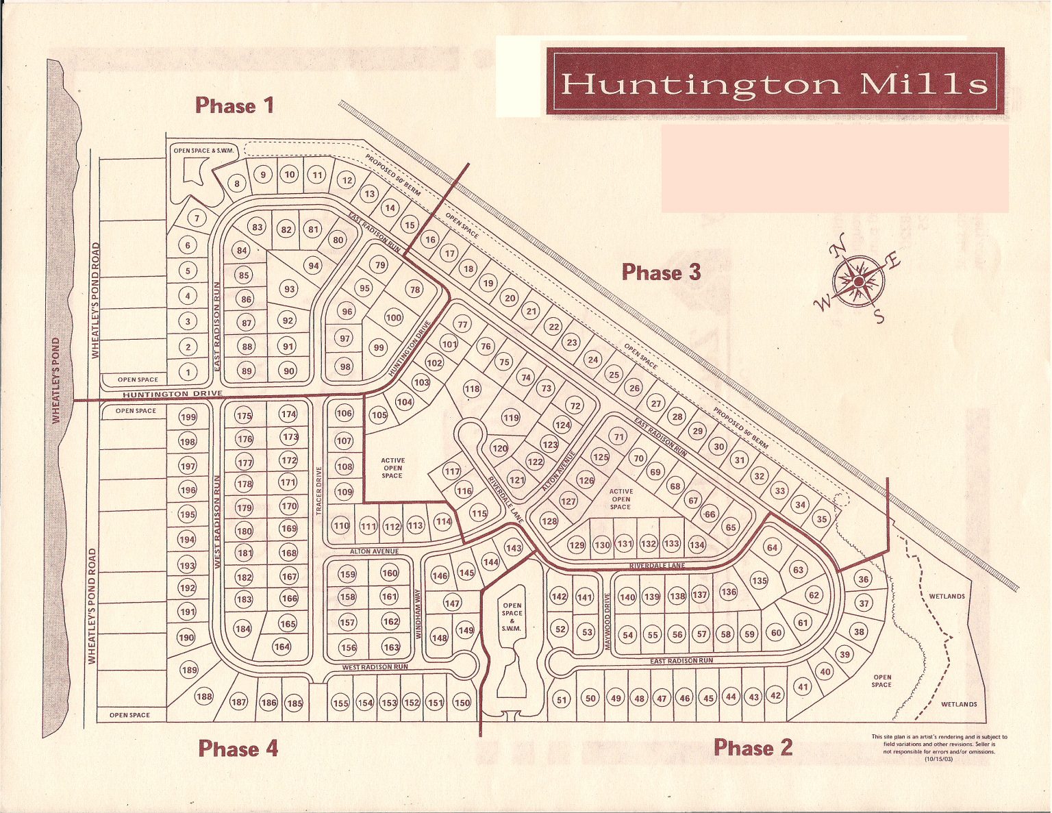 huntington mills community map